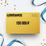 Подарочный сертификат LOWRANCE на 100 000 LR100